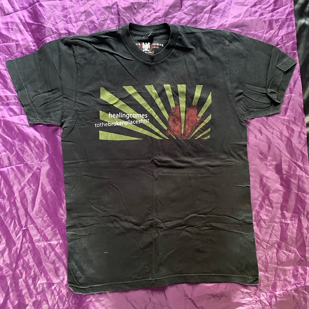 Truth Black Tee with Green and Red Graphic